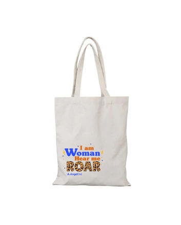 Woman Roar Tote Bag - White